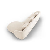 Tulum 4-Sitzer Ecksofa, Rechte Seite, aus Samt oder Chenille, 255x156x70 cm von Cosmopolitan Design – Bild 4