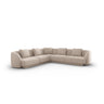 Tulum 5-Sitzer Ecksofa, Symmetrisch, aus Chenille in Beige (Haga 30), 255x255 cm von Cosmopolitan Design – Bild 1