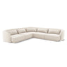 Tulum 5-Sitzer Ecksofa, Symmetrisch, aus Samt in Leichtes Beige (Bluvel 22), 255x255 cm von Cosmopolitan Design – Bild 1