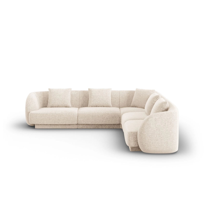 Tulum 5-Sitzer Ecksofa, Symmetrisch, aus Samt oder Chenille, 255x255 cm von Cosmopolitan Design – Bild 3