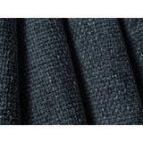 Tulum 6-Sitzer Panorama Ecksofa, Linke Seite, aus Chenille in Königsblau (Haga 86), Beine aus Schwarzes Plastik, 330x255x70 cm von Cosmopolitan Design – Bild 5