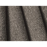 Tulum 6-Sitzer Panorama Ecksofa, Rechte Seite, aus Chenille in Grau (Haga 16), Beine aus Schwarzes Plastik, 330x255x70 cm von Cosmopolitan Design – Bild 5