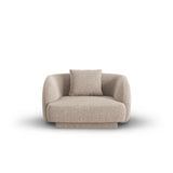 Tulum Sessel aus Chenille in Beige (Haga 30), 103x90x70 cm von Cosmopolitan Design – Bild 1