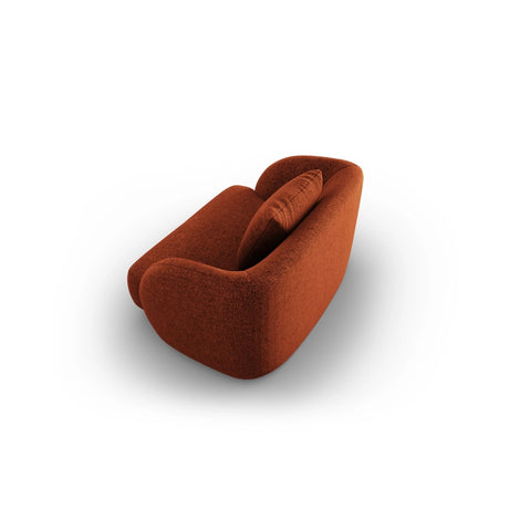 Tulum Sessel aus Chenille in Terrakotta (Haga 44), 103x90x70 cm von Cosmopolitan Design – Bild 4