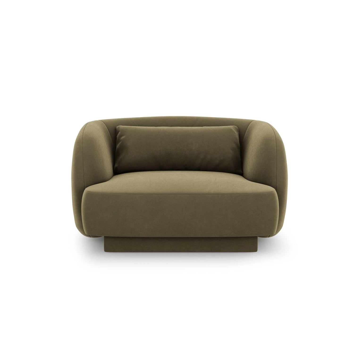 Tulum Sessel aus Samt in Grün (Bluvel 77), 103x90x70 cm von Cosmopolitan Design – Bild 1