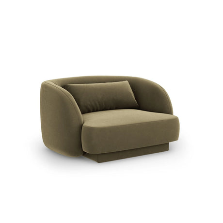 Tulum Sessel aus Samt in Grün (Bluvel 77), 103x90x70 cm von Cosmopolitan Design – Bild 4