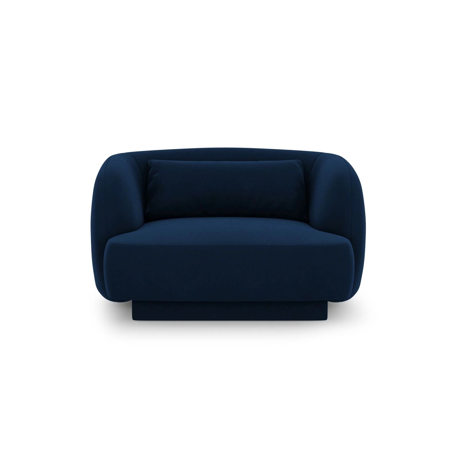 Tulum Sessel aus Samt in Königsblau (Bluvel 86), 103x90x70 cm von Cosmopolitan Design – Bild 1