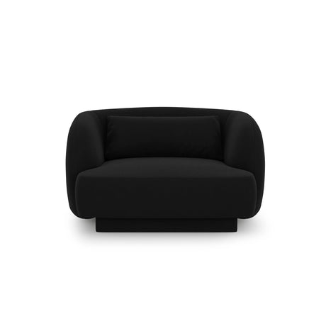 Tulum Sessel aus Samt in Schwarz (Bluvel 19), 103x90x70 cm von Cosmopolitan Design – Bild 1