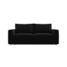 Velvet Sofa With Bed Function, "Grena", 3 Seats, Black, 205x100x90Made in Europe von Cosmopolitan Design – Bild 1