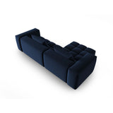 Verona 3-Sitzer Ecksofa, Linke Seite, aus Samt in Königsblau (Casino Deep Blue), 260x145 cm von Cosmopolitan Design – Bild 5