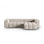 Verona 3-Sitzer Ecksofa, Rechte Seite, aus Samt oder Strukturstoff, 260x145 cm von Cosmopolitan Design – Bild 1