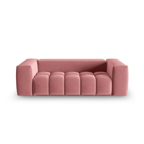 Verona 3-Sitzer Sofa aus Samt in Flamingo (Casino Salmon), 200x85 cm von Cosmopolitan Design – Bild 1