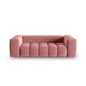 Verona 3-Sitzer Sofa aus Samt in Flamingo (Casino Salmon), 200x85 cm von Cosmopolitan Design – Bild 1