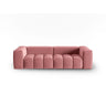 Verona 3-Sitzer Sofa aus Samt in Flamingo (Casino Salmon), 230x85 cm von Cosmopolitan Design – Bild 1