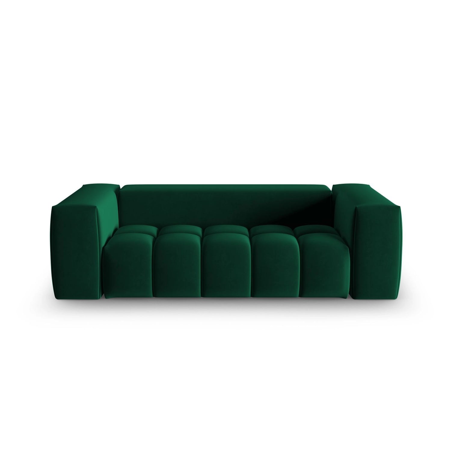Verona 3-Sitzer Sofa aus Samt in Flaschengrün (Casino Deep Green), 200x85 cm von Cosmopolitan Design – Bild 1