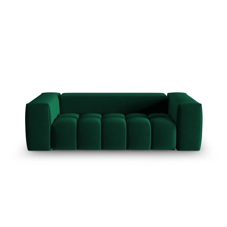 Verona 3-Sitzer Sofa aus Samt in Flaschengrün (Casino Deep Green), 200x85 cm von Cosmopolitan Design – Bild 1