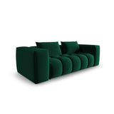 Verona 3-Sitzer Sofa aus Samt in Flaschengrün (Casino Deep Green), 200x85 cm von Cosmopolitan Design – Bild 3