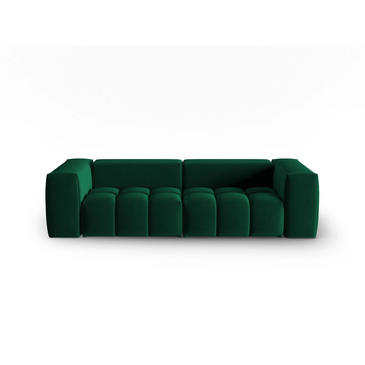 Verona 3-Sitzer Sofa aus Samt in Flaschengrün (Casino Deep Green), 230x85 cm von Cosmopolitan Design – Bild 1