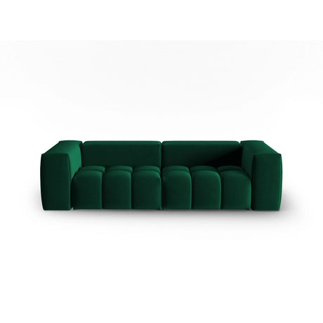 Verona 3-Sitzer Sofa aus Samt in Flaschengrün (Casino Deep Green), 230x85 cm von Cosmopolitan Design – Bild 1