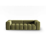 Verona 3-Sitzer Sofa aus Samt in Hellgrün (Casino Forest), 230x85 cm von Cosmopolitan Design – Bild 1