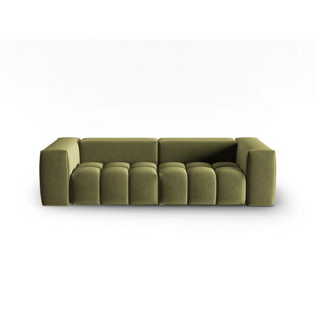Verona 3-Sitzer Sofa aus Samt in Hellgrün (Casino Forest), 230x85 cm von Cosmopolitan Design – Bild 1
