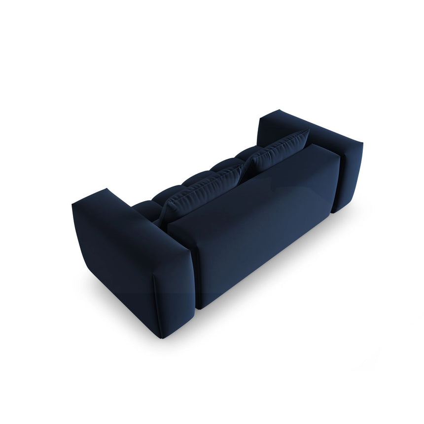 Verona 3-Sitzer Sofa aus Samt in Königsblau (Casino Deep Blue), 200x85 cm von Cosmopolitan Design – Bild 4