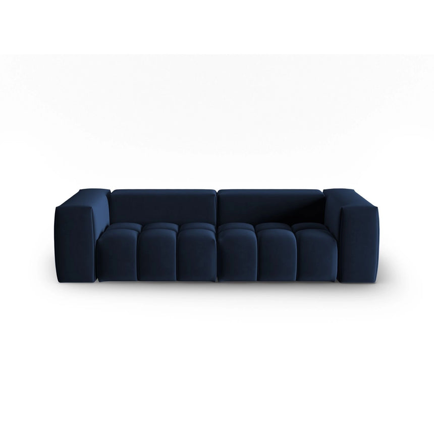 Verona 3-Sitzer Sofa aus Samt in Königsblau (Casino Deep Blue), 230x85 cm von Cosmopolitan Design – Bild 1