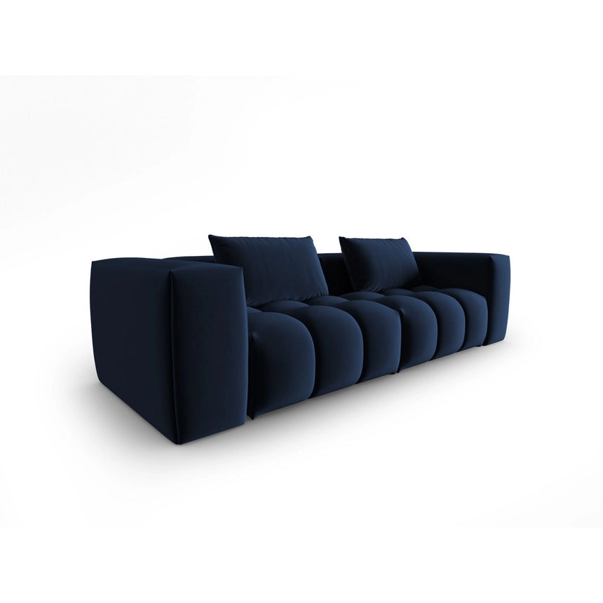 Verona 3-Sitzer Sofa aus Samt in Königsblau (Casino Deep Blue), 230x85 cm von Cosmopolitan Design – Bild 3