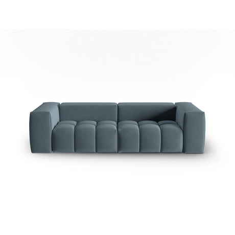 Verona 3-Sitzer Sofa aus Samt in Pastellblau (Casino Dark Blue), 230x85 cm von Cosmopolitan Design – Bild 1