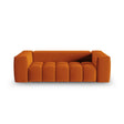 Verona 3-Sitzer Sofa aus Samt in Terrakotta (Casino Terracota), 200x85 cm von Cosmopolitan Design – Bild 1