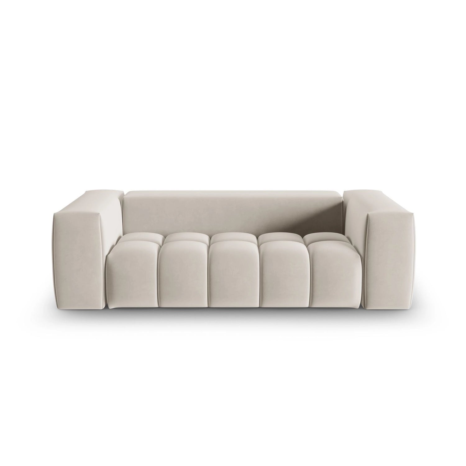 Verona 3-Sitzer Sofa aus Samt oder Strukturstoff, 200x85 cm von Cosmopolitan Design – Bild 1