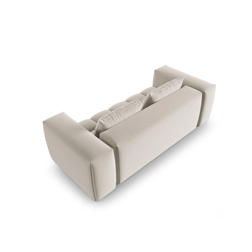 Verona 3-Sitzer Sofa aus Samt oder Strukturstoff, 200x85 cm von Cosmopolitan Design – Bild 4