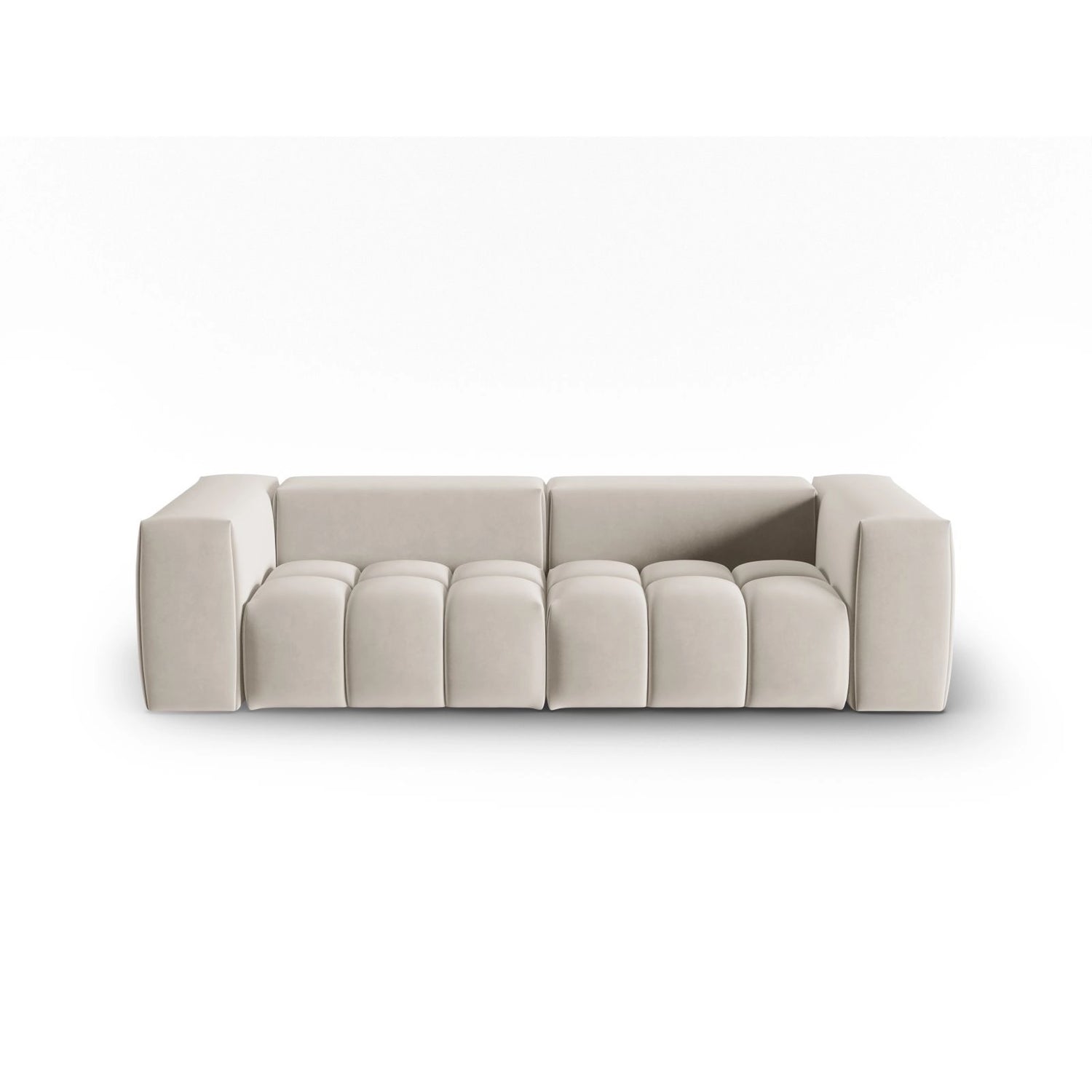 Verona 3-Sitzer Sofa aus Samt oder Strukturstoff, 230x85 cm von Cosmopolitan Design – Bild 1