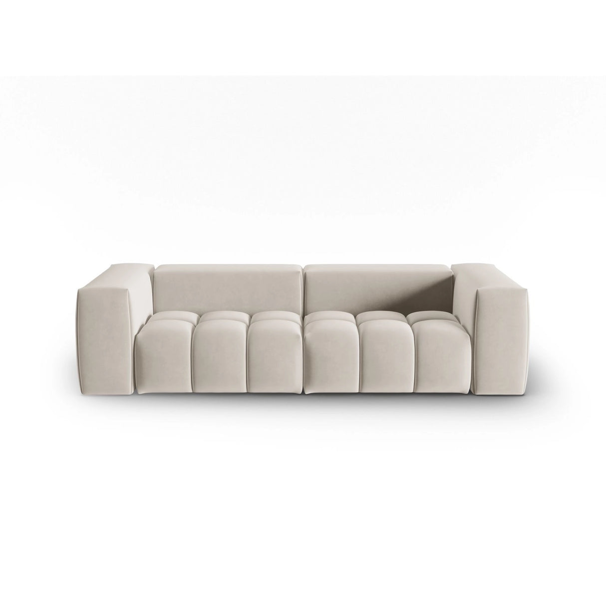 Verona 3-Sitzer Sofa aus Samt oder Strukturstoff, 230x85 cm von Cosmopolitan Design – Bild 1