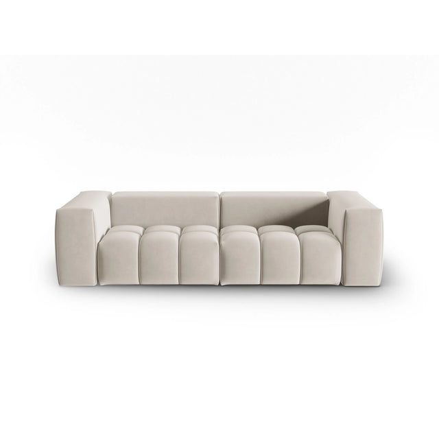 Verona 3-Sitzer Sofa aus Samt oder Strukturstoff, 230x85 cm von Cosmopolitan Design – Bild 1