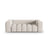 Verona 3-Sitzer Sofa aus Strukturierter Stoff in Beige (Sorella 03), 200x85 cm von Cosmopolitan Design – Bild 1