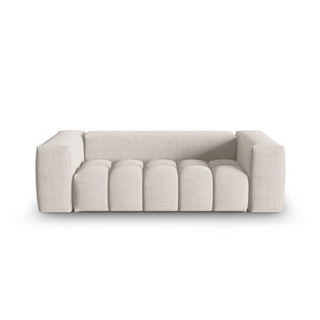 Verona 3-Sitzer Sofa aus Strukturierter Stoff in Beige (Sorella 03), 200x85 cm von Cosmopolitan Design – Bild 1