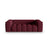Verona 3-Sitzer Sofa aus Strukturierter Stoff in Burgund (Sorella 59), 200x85 cm von Cosmopolitan Design – Bild 1