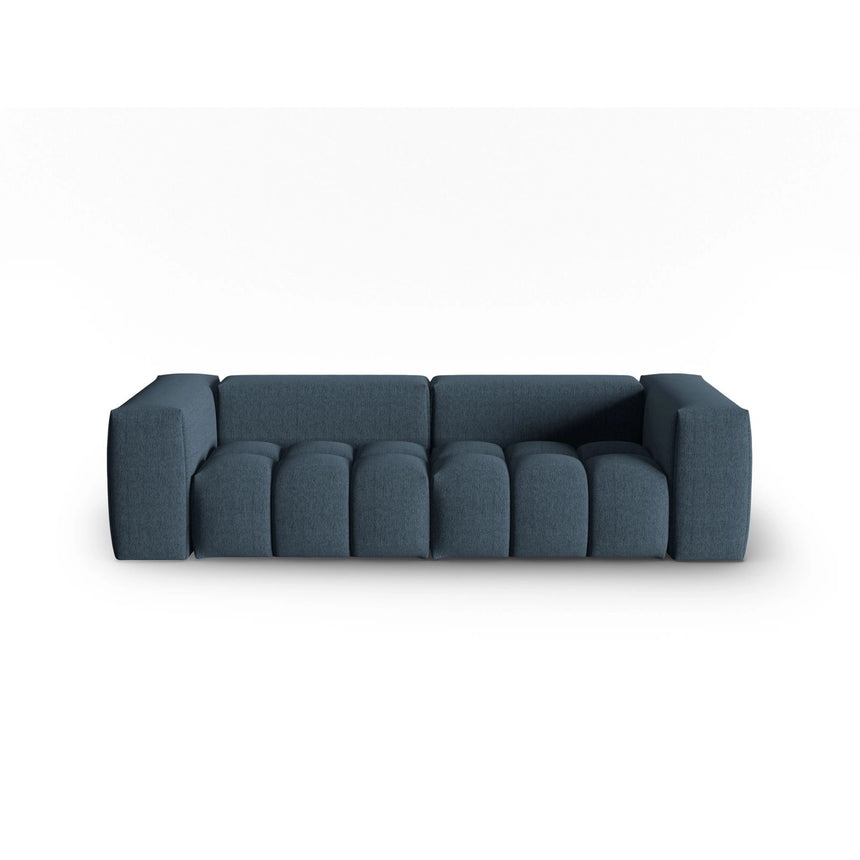Verona 3-Sitzer Sofa aus Strukturierter Stoff in Dunkelblau (Sorella 77), 230x85 cm von Cosmopolitan Design – Bild 1