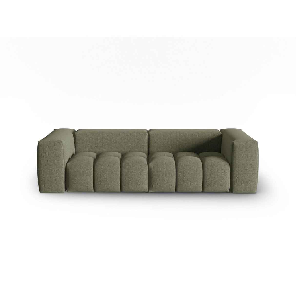 Verona 3-Sitzer Sofa aus Strukturierter Stoff in Dunkles olivgrün (Sorella 34), 230x85 cm von Cosmopolitan Design – Bild 1