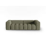 Verona 3-Sitzer Sofa aus Strukturierter Stoff in Dunkles olivgrün (Sorella 34), 230x85 cm von Cosmopolitan Design – Bild 1