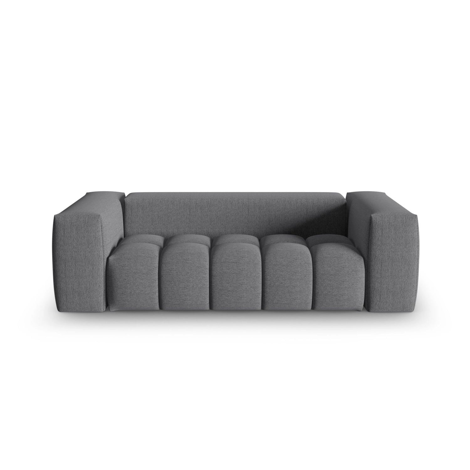 Verona 3-Sitzer Sofa aus Strukturierter Stoff in Grau (Sorella 89), 200x85 cm von Cosmopolitan Design – Bild 1