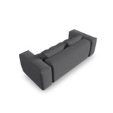 Verona 3-Sitzer Sofa aus Strukturierter Stoff in Grau (Sorella 89), 200x85 cm von Cosmopolitan Design – Bild 4
