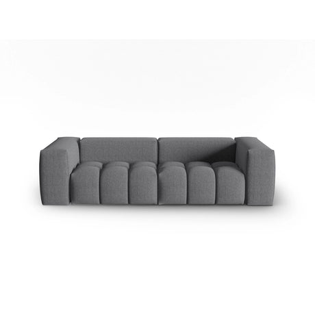 Verona 3-Sitzer Sofa aus Strukturierter Stoff in Grau (Sorella 89), 230x85 cm von Cosmopolitan Design – Bild 1