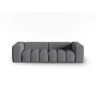 Verona 3-Sitzer Sofa aus Strukturierter Stoff in Grau (Sorella 89), 230x85 cm von Cosmopolitan Design – Bild 1