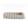 Verona 3-Sitzer Sofa aus Strukturierter Stoff in Sand (Sorella 05), 230x85 cm von Cosmopolitan Design – Bild 1