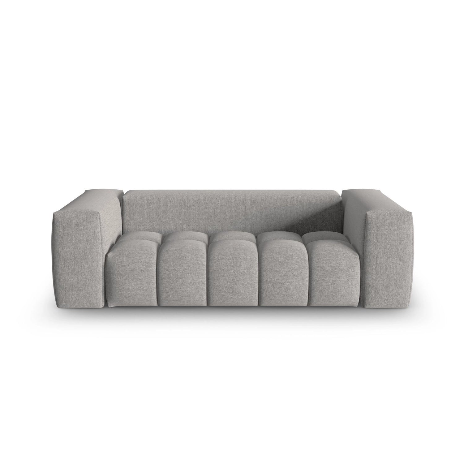 Verona 3-Sitzer Sofa aus Strukturierter Stoff in Warmes Grau (Sorella 84), 200x85 cm von Cosmopolitan Design – Bild 1