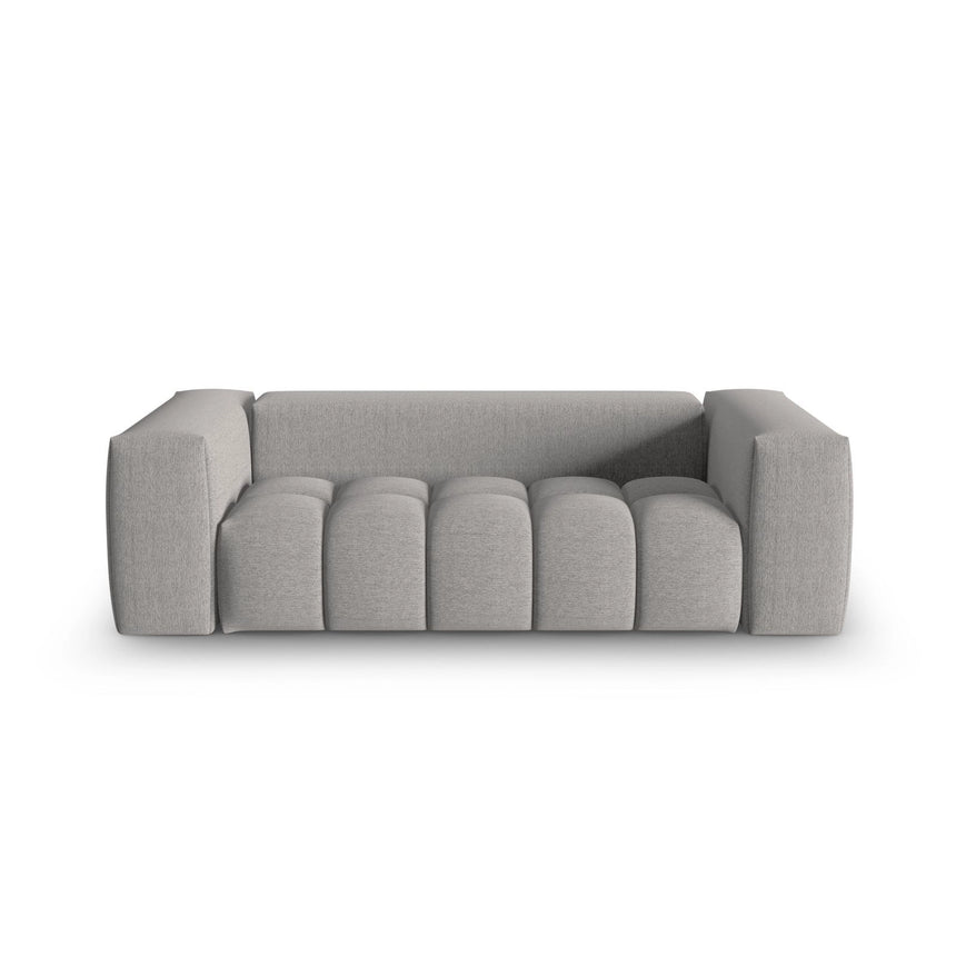 Verona 3-Sitzer Sofa aus Strukturierter Stoff in Warmes Grau (Sorella 84), 200x85 cm von Cosmopolitan Design – Bild 1
