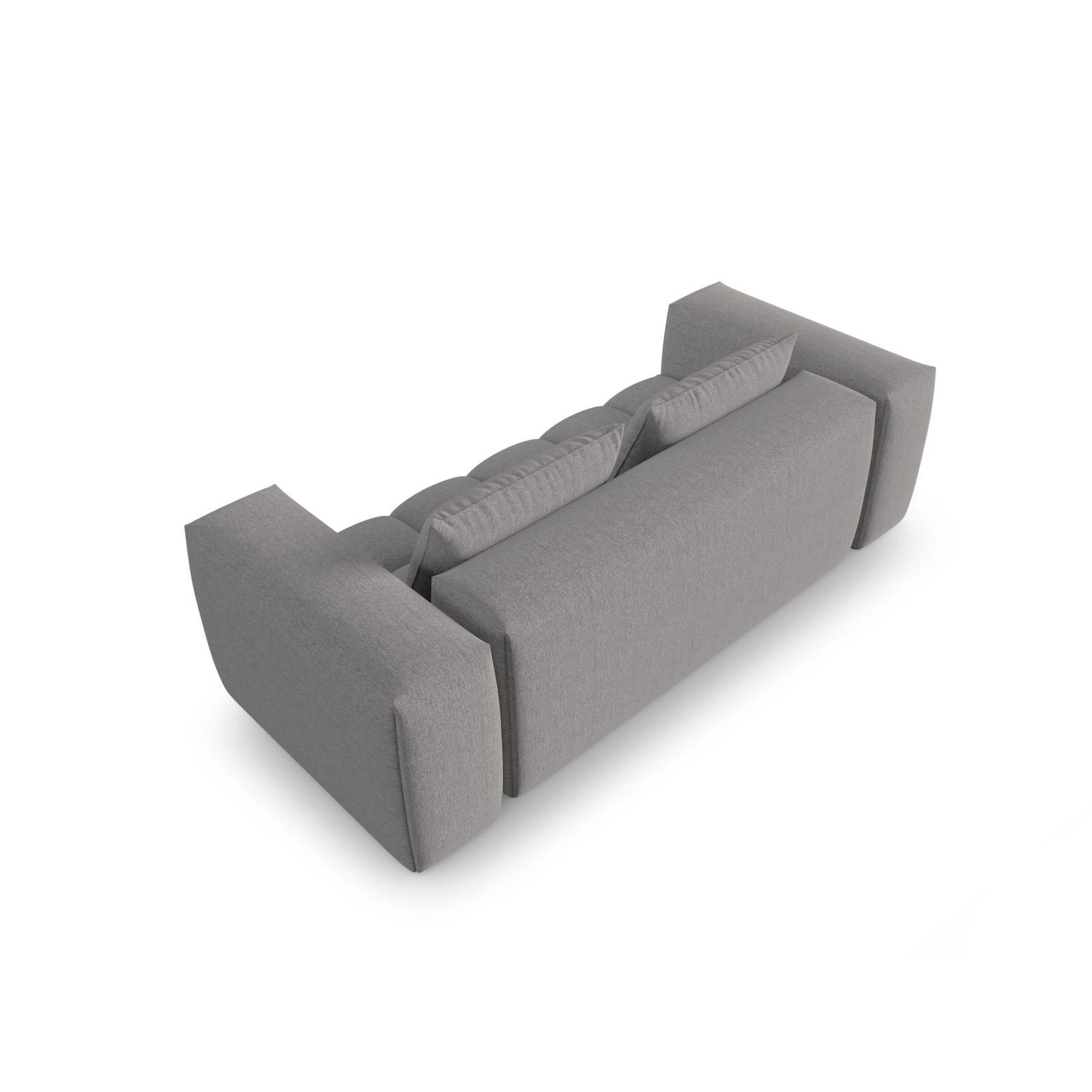 Verona 3-Sitzer Sofa aus Strukturierter Stoff in Warmes Grau (Sorella 84), 200x85 cm von Cosmopolitan Design – Bild 4