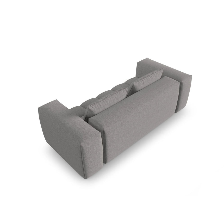 Verona 3-Sitzer Sofa aus Strukturierter Stoff in Warmes Grau (Sorella 84), 200x85 cm von Cosmopolitan Design – Bild 4